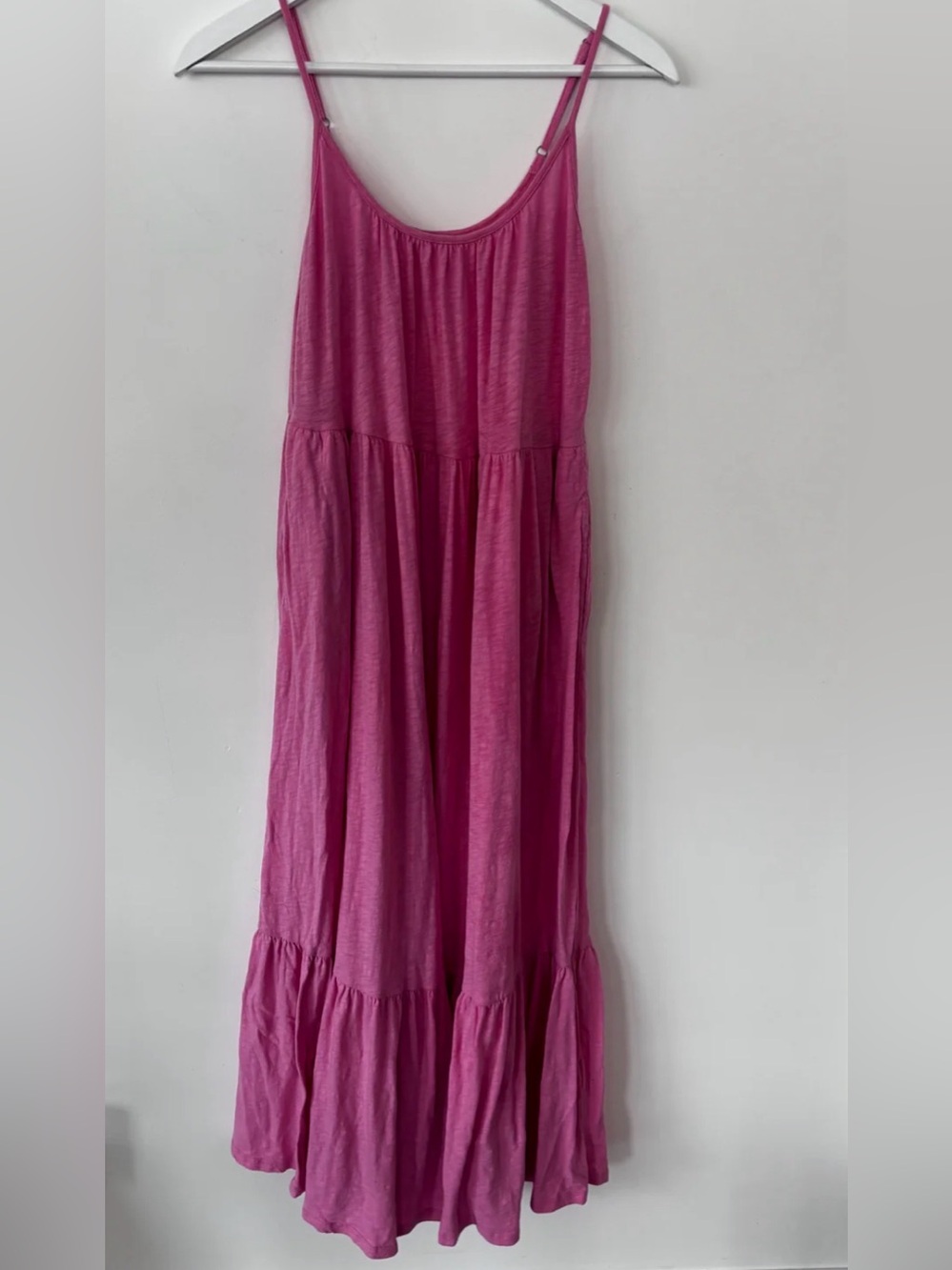 Z Supply pink Tiered Maxi dress NWT